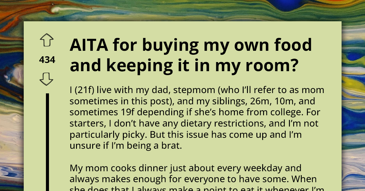 Eldest Daughter Labeled Greedy By Parents For Hiding Specialty Food From Brothers