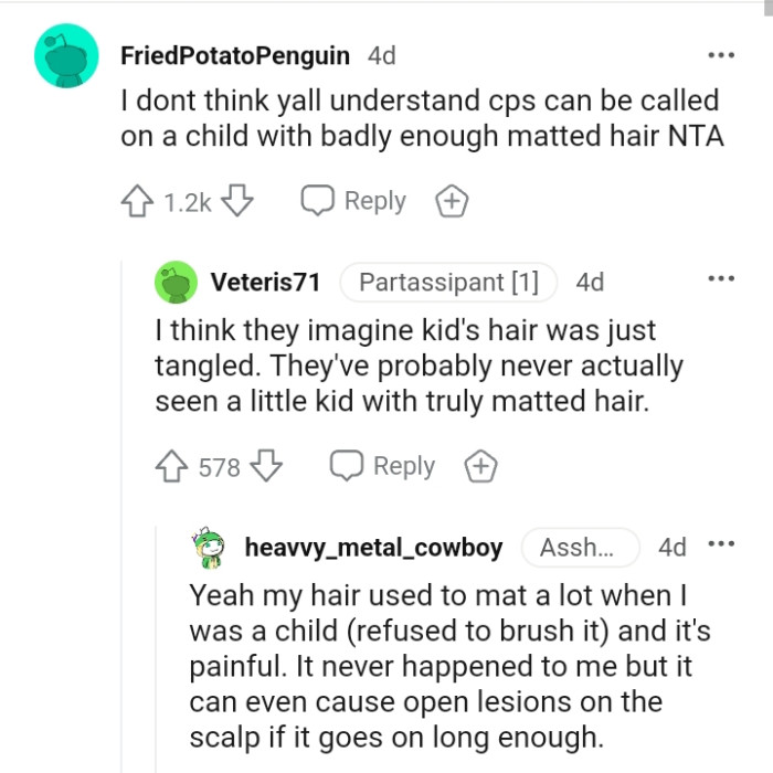 Maybe they thought it was just tangled