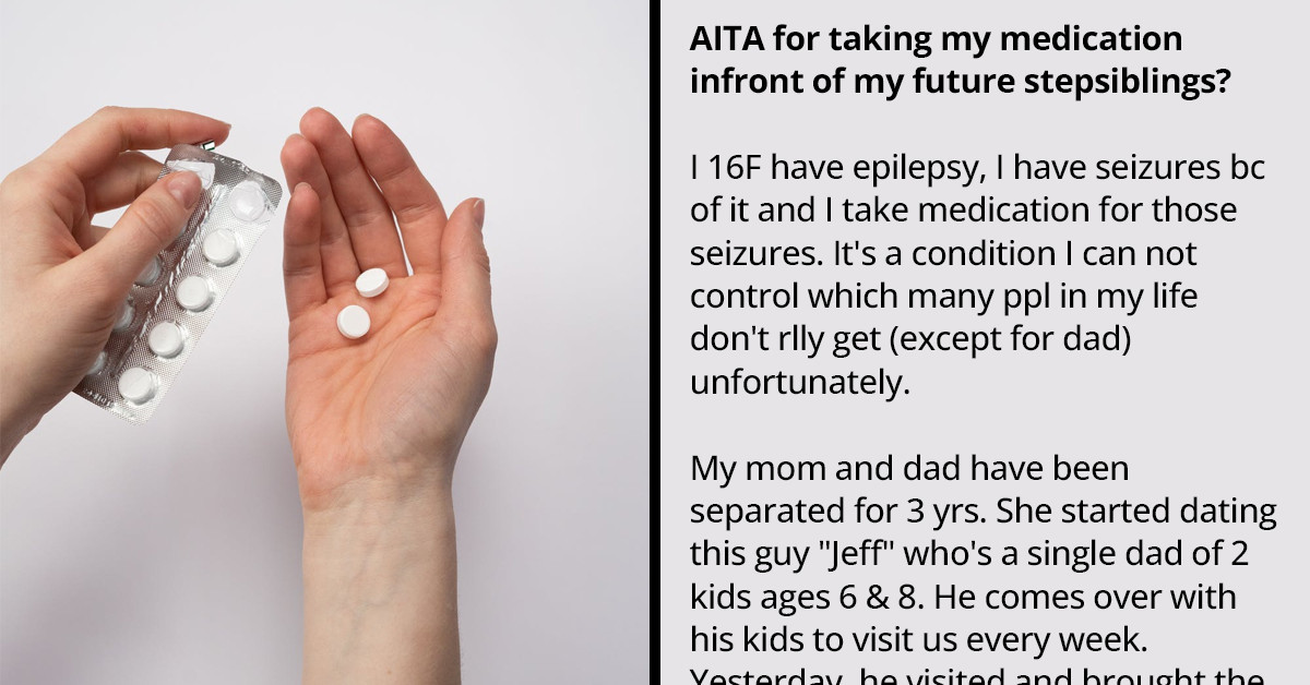 Mom Says Nothing While Her New Boyfriend Tells Her Daughter To Stop Taking Her Seizure Medication In Front Of His Kids