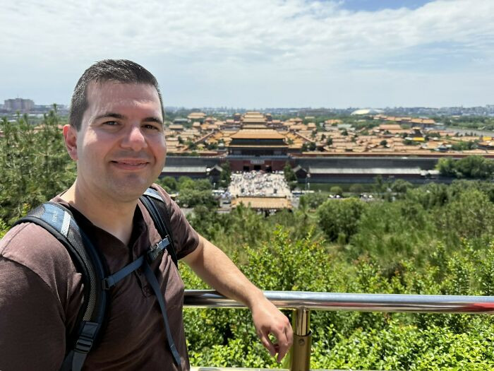 "Panorama From Jingshan Park, Forbidden City, Beijing"