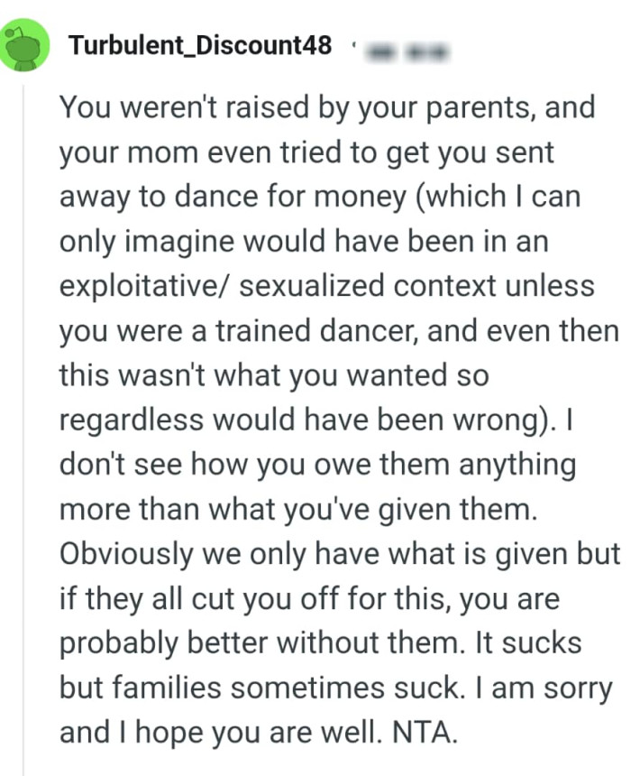 Being a trained dancer