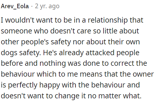 OP shouldn't be in a relationship with someone who shows little concern for the safety of others.