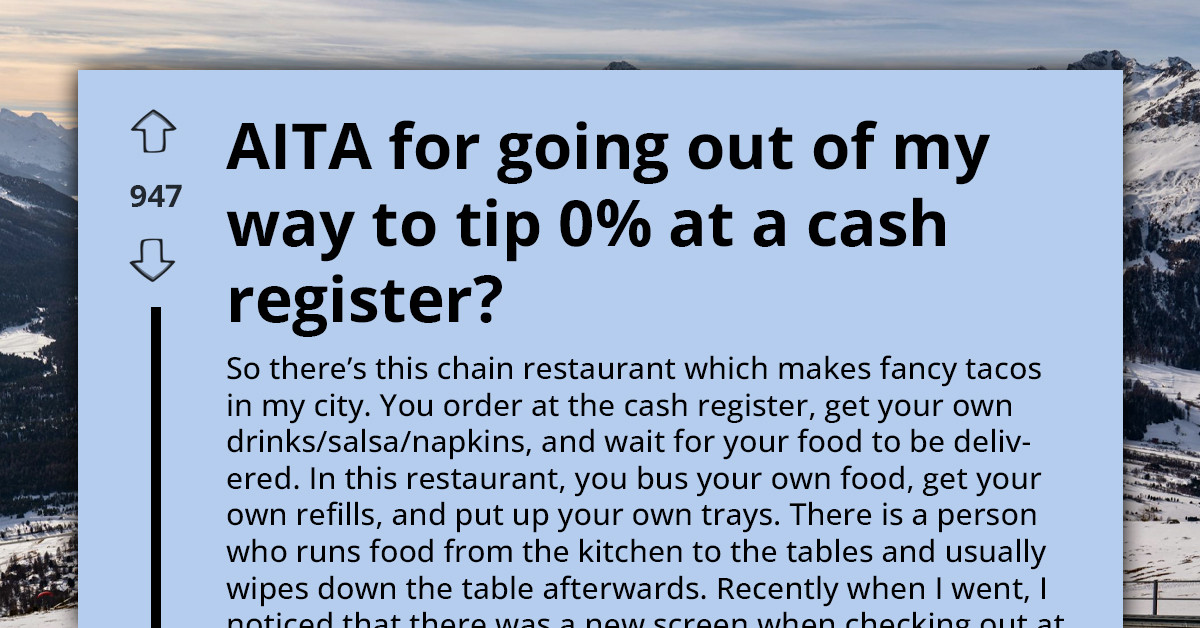 Customer Leaves 0% Tip At Fast Food Restaurant And Sparks Argument