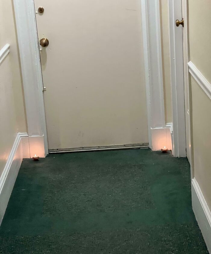 "Neighbors Leaving Lit Candles Unattended Outside Apartment Doors"