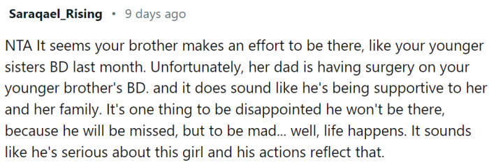 Life happens...That's it