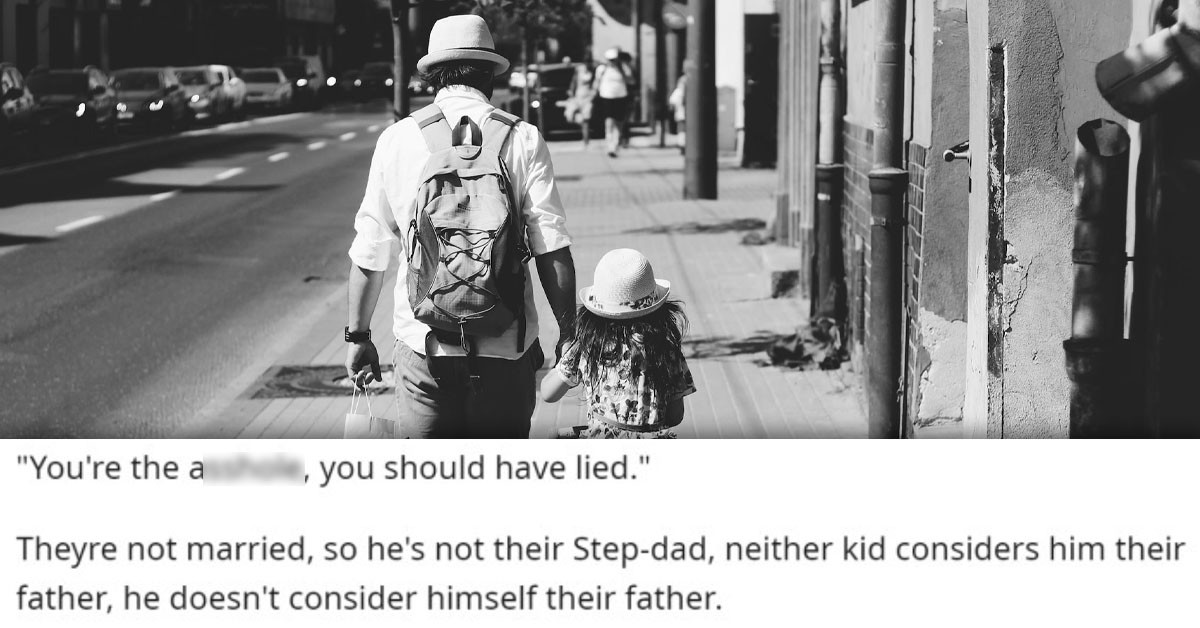 Guy Tells A Stranger That His Stepdaughter Is Only His Girlfriend's Kid, And It Upsets His Girlfriend