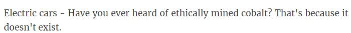 16. Electric cars