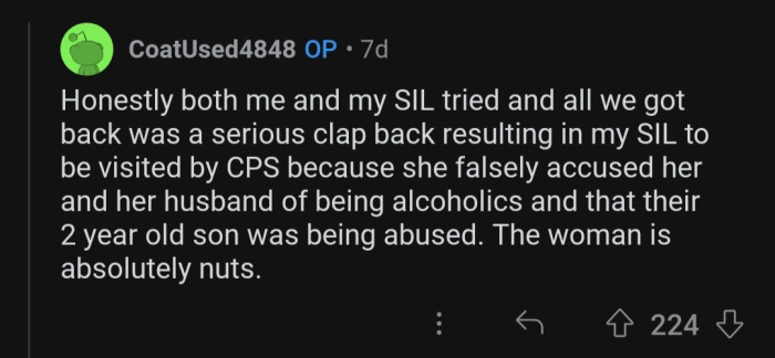 Despite OP's attempts, the MIL refuses to change her behavior.