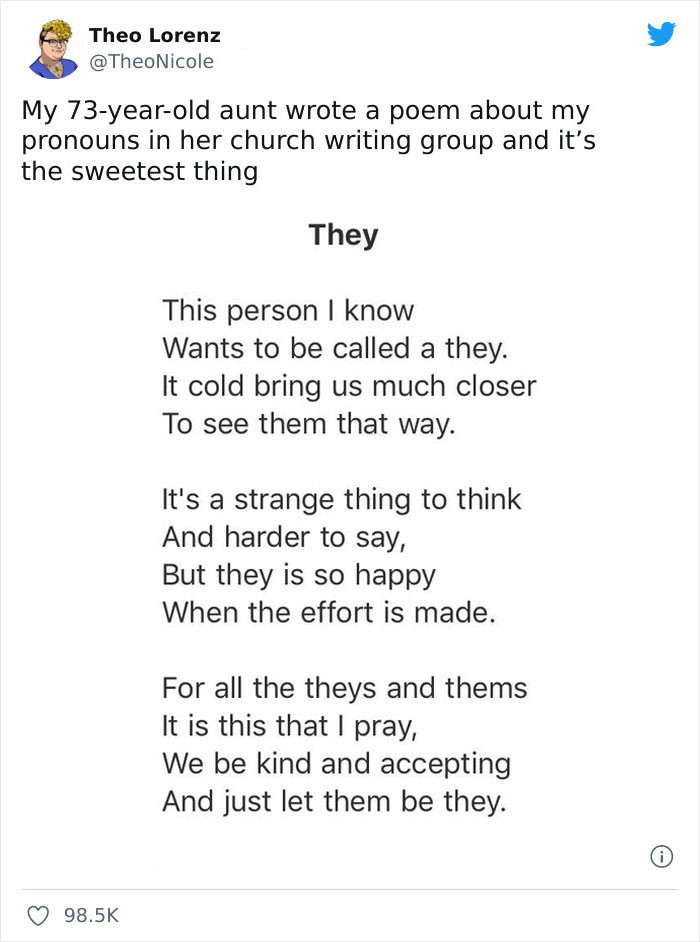 15. What a sweet woman.