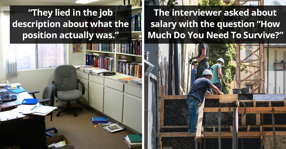 31 People Explained Why They Got Up In The Middle Of The Job Interview And Left It
