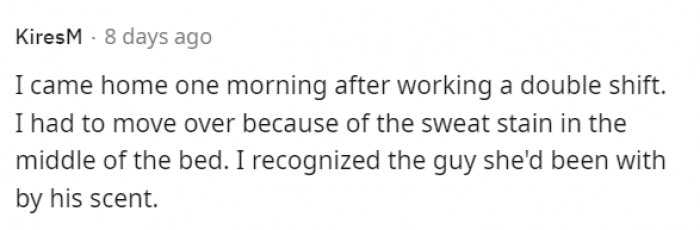 #25 I'd say, I am amazed by your olfactory sensory neurons, dude.