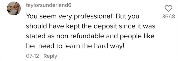 That was a mistake on her part, but still!