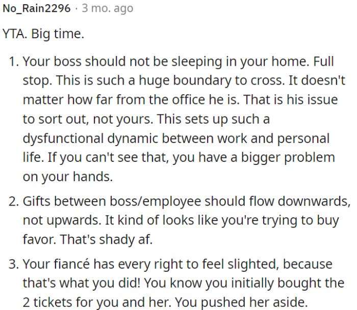 OP's fiancée has a valid reason to feel hurt because OP initially planned the tickets for both of them.