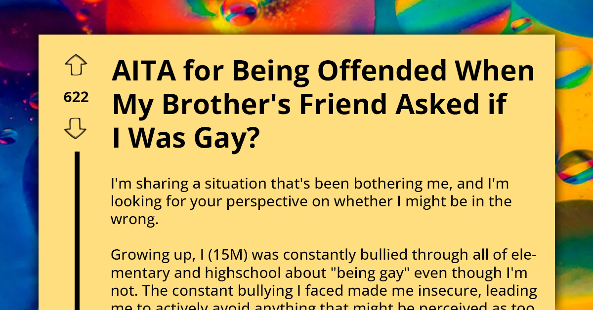 Teen Accused of Homophobia for Reacting Negatively to Being Asked If He's Gay