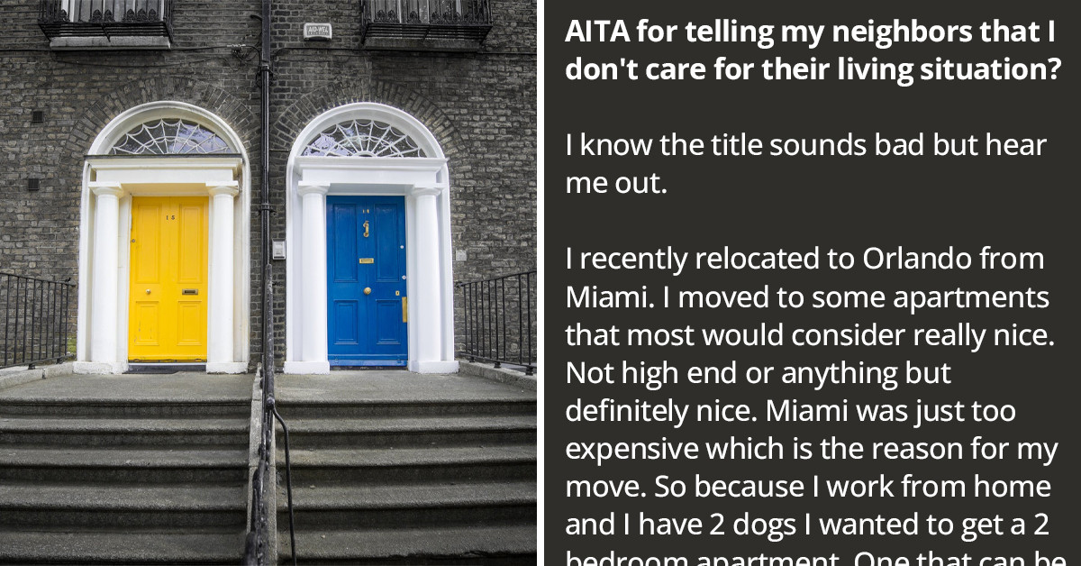 Woman With Two Dogs Moves To A Bigger Apartment To Accommodate Them, But Finds Neighbor From Hell Who Demands They Switch Apartments