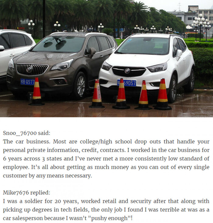 19. The Car Salespeople