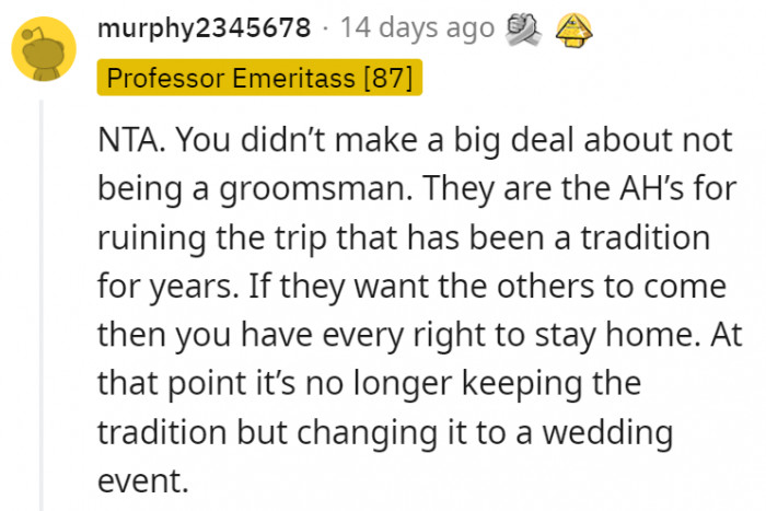 1. They're changing the tradition to a wedding event