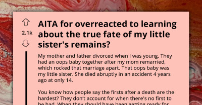 Sibling Outraged After Discovering Mother Lied About Handling Of Young Sister's Ashes