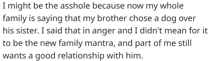 OP has offered the following explanation for why they think they might be the a-hole: