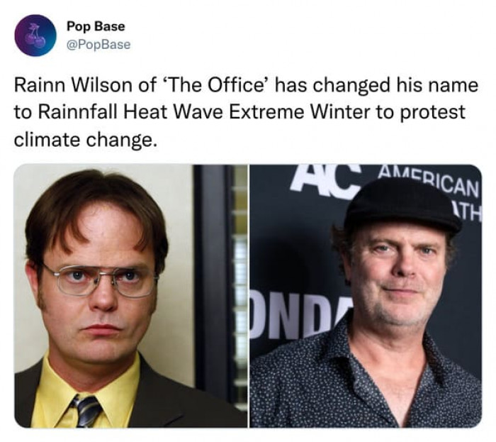 Dwight is back at it again with another plan to save the planet!