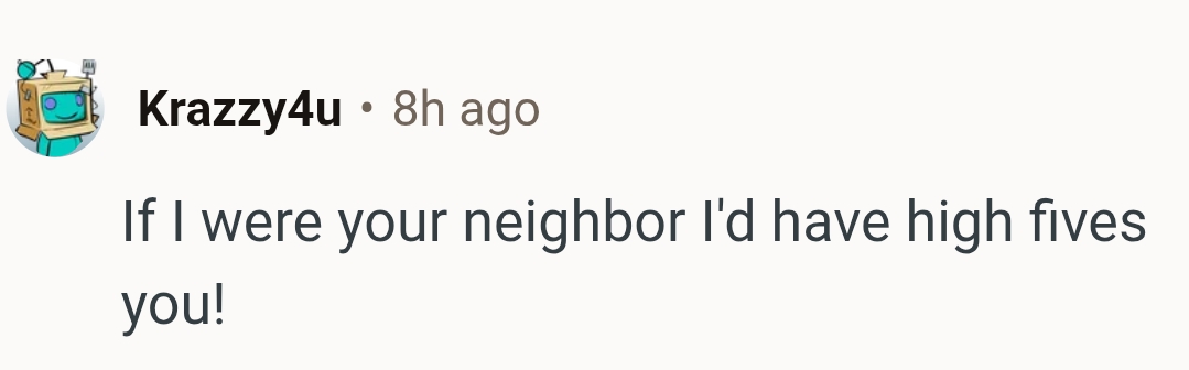 This Redditor is happy about it