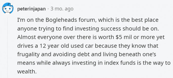 12. They know the secret to wealth