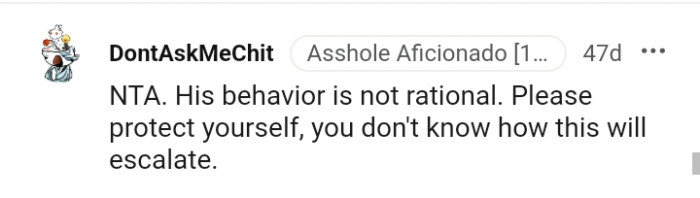 You don't know how this will escalate