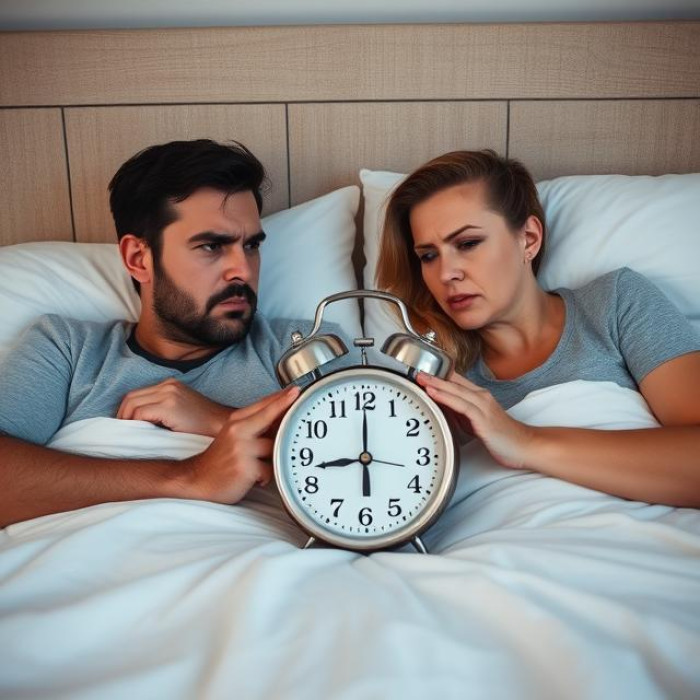 Things finally came to a head one morning when she snapped. She told him flat-out: “You can set one alarm and snooze it twice. If you can’t do that, I want a divorce.”