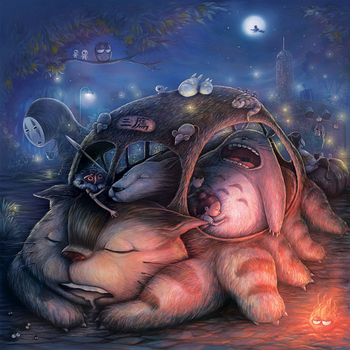 30. Ghibli Sleepover By Keh Choon Wee