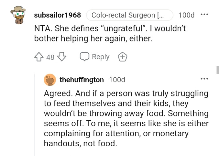 Something seems off, according to this redditor