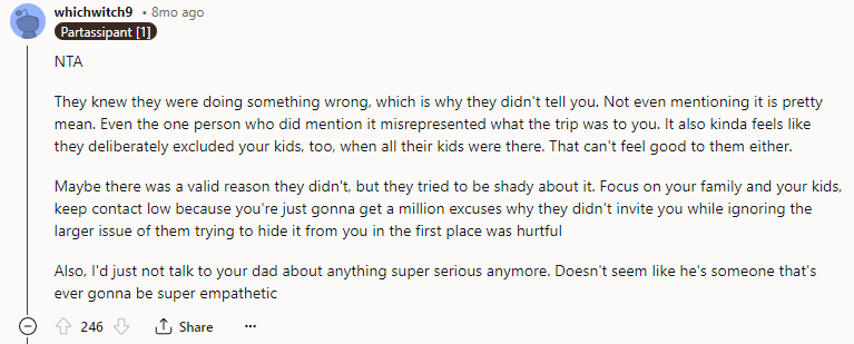 NTA - They Knew They Were Doing Something Wrong