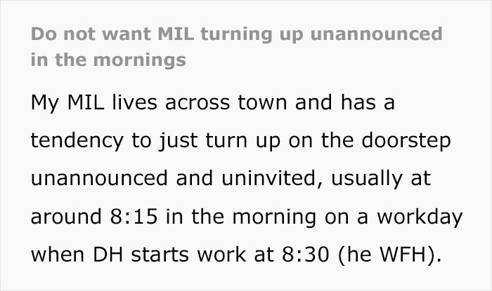 Here's the original post from the Mumsnet forum: