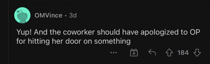 Feeling bad about the situation would've been a more appropriate reaction.