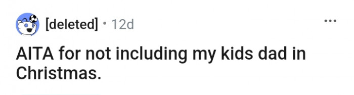 Christmas is here but this dad will be left out