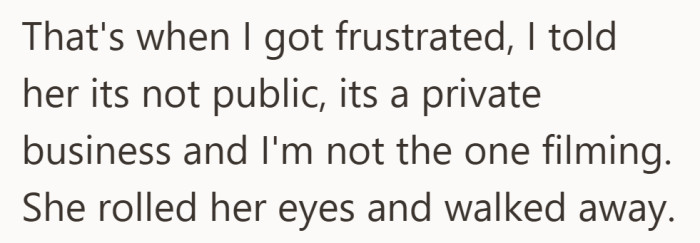 What started as a discussion ends with both walking away annoyed.