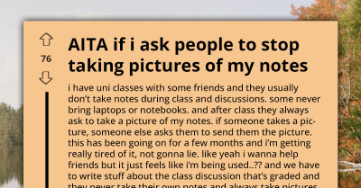 Friendships At Risk As Student Considers Ending Note Sharing