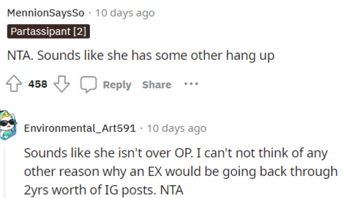 Speculations About the Ex-Girlfriend's Concerns