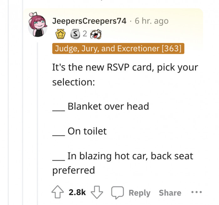 Here's the New Card, So Pick Your Selection