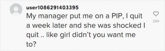 Maybe this person's manager just acted