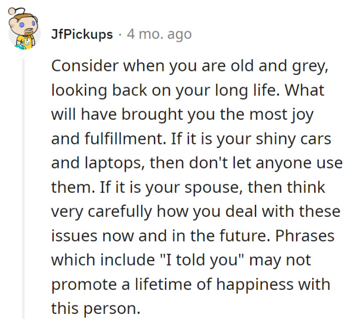 In the grand scheme of things, love tends to outshine shiny objects, and 