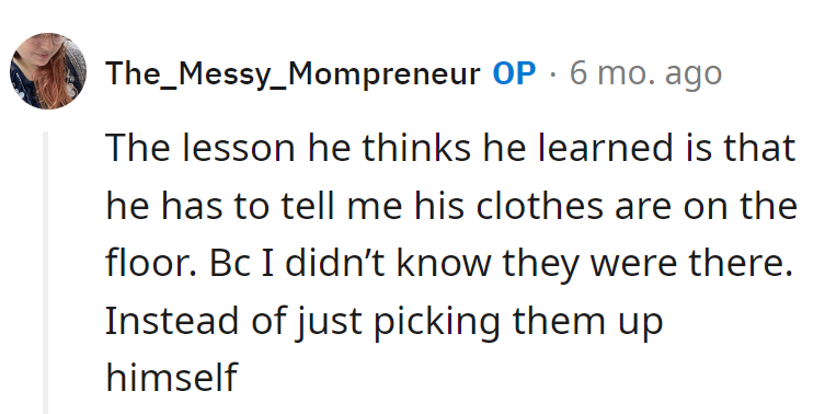 His big lesson? Announce when clothes dive. Newsflash: self-pickup is a thing!