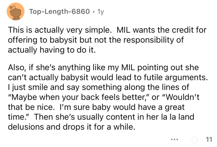 She Wants the Credit Without the Responsibility.