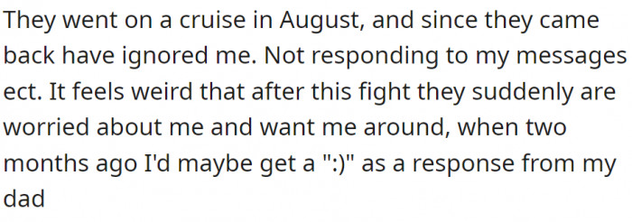 It feels weird to them