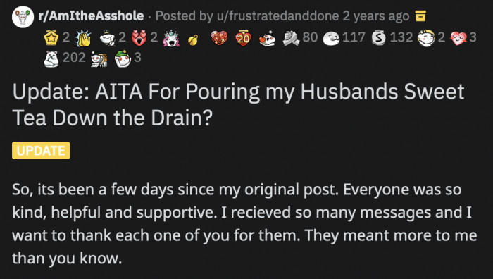 She wrote a full update a day after her original post to thank everyone who reached out to her