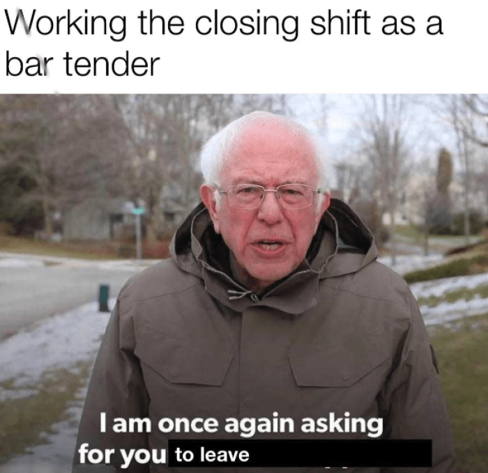 18. I'm asking you to leave.