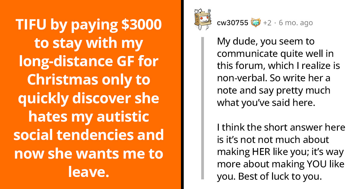 Dude Spends $3,000 to Celebrate Christmas with Long-Distance GF Only to Realize She Wants Him to Leave