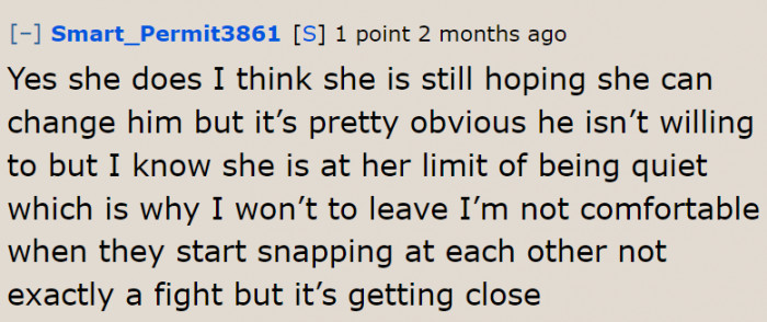 This man is unfixable. The mom's efforts will just be futile.