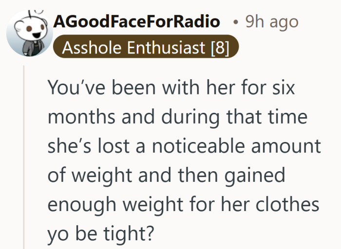 Weight loss followed by gain can mess with confidence, even when nothing else has changed.