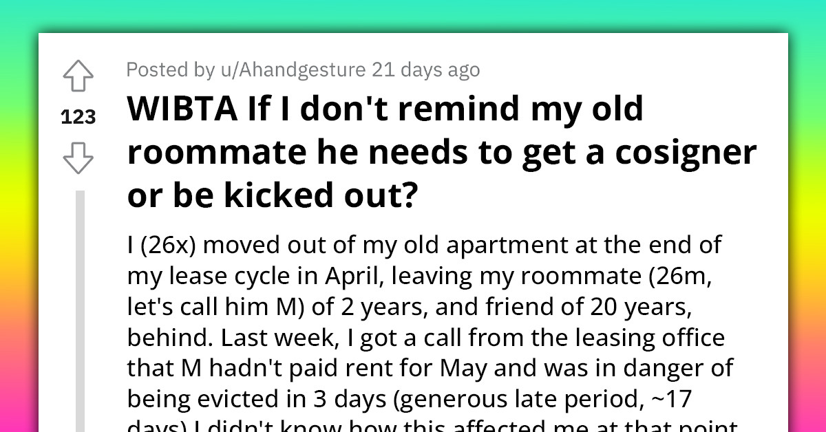 Redditor Who Is Trapped In A Lease Faces Legal Fallout After Roommate Fails To Pay Rent