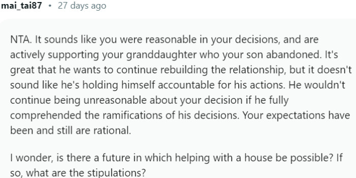 It sounds like you were reasonable in your decisions